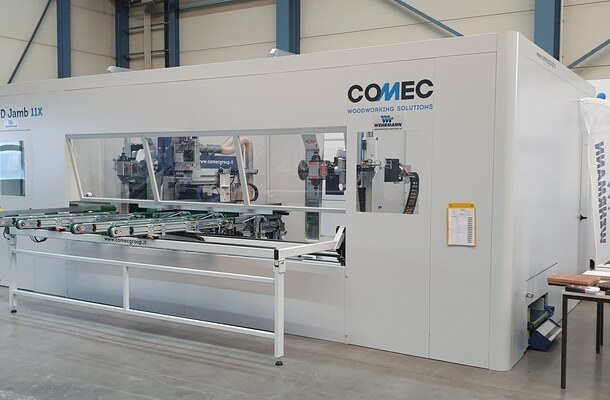 CNC Maschine für die Türzargenbearbeitung COMEC MD JAMB / COMEC / MD JAMB
